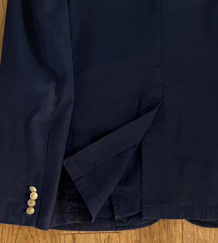 Blazer POLO Ralph Lauren Crestado Ajuste Personalizado 40 Regular Foto 3 de 4