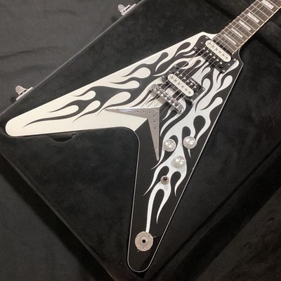 ■DEAN Michael Schenker Custom Flames V Electric Guitar Dean Michael Schenker Custom Flames Flying V Korea