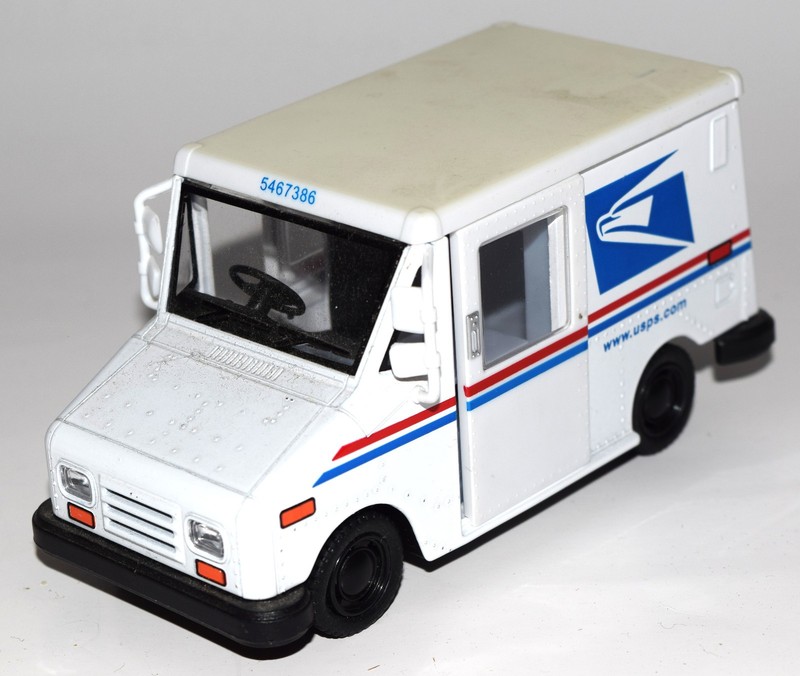 USPS 5" Delivery Truck Toy KINSFUN
