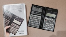 Vtg Hewlett Packard HP-28C Scientific Calculator w/ Batteries Reference Manual