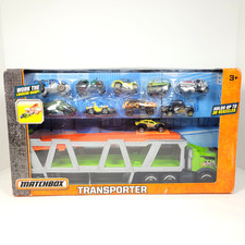 Matchbox Transporter Set includes 10 Vehicles, holds up to 20 Vehicles - Sealed
