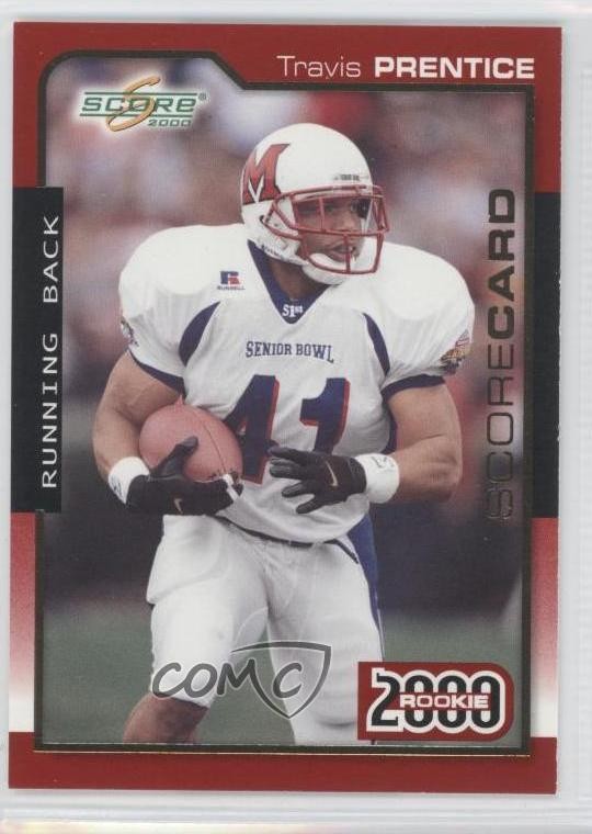 2000 Score 2000 Rookie Scorecard 1508/2000 Travis Prentice #298 Rookie RC 0i0