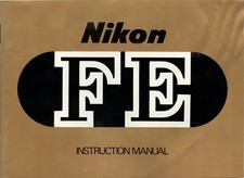 Original Manual for Nikon FE Camera
