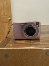 Sony Cyber-shot DSC-W120 ( Pink ) W/Charger, Battery & SD Card - Tested - Works