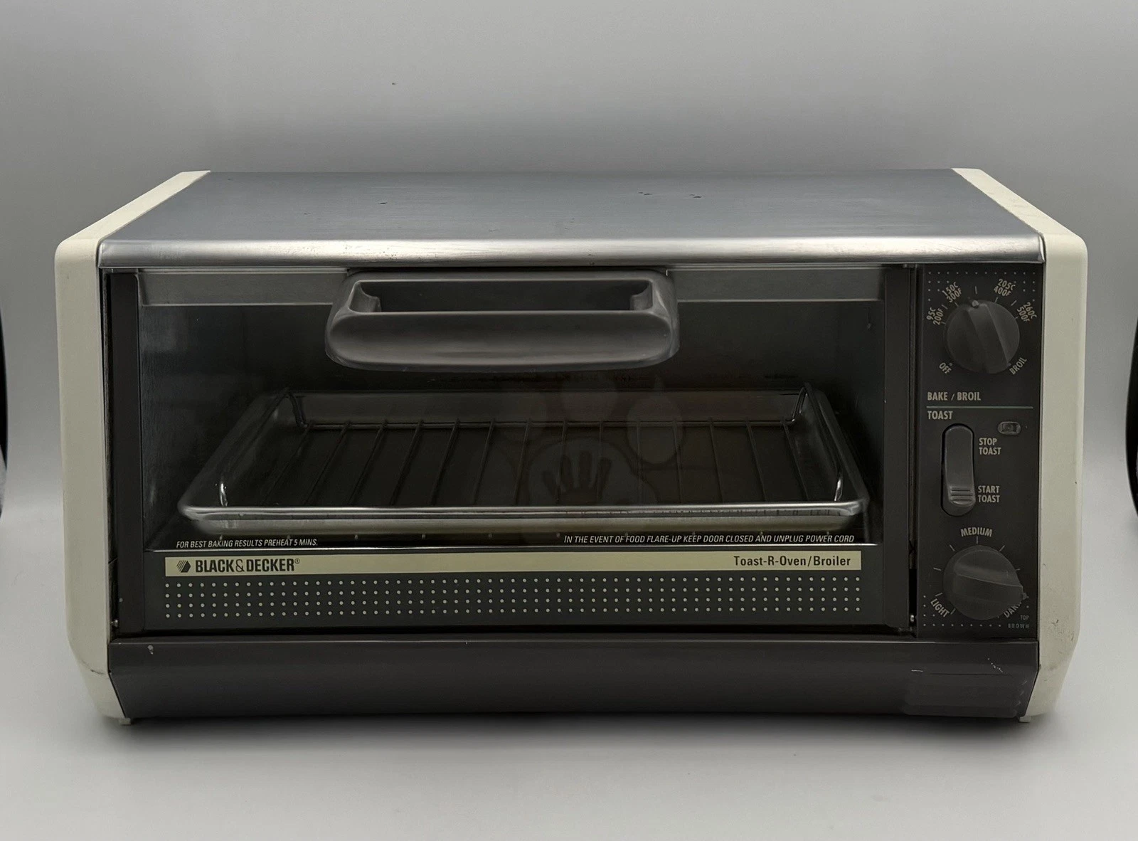 Black & Decker Toaster Oven Broiler Countertop Bake Toast Compact Tested Works