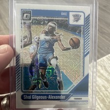 Panini Donruss Optic Shai Gilgeous-Alexander #127 Choice White Prizm /48 Thunder