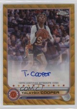 2022 Topps Chrome McDonald's All American 6/50 Talaysia Cooper #CA-TC Auto 7p8