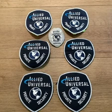 Private Security Patches 5x4" Lot of 7