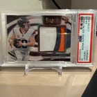 2024 Select Bo Nix (RC) PSA 10 WHITE Prizm Jumbo Rookie Patch POP 5!