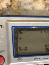 Vintage Nintendo Time Out Game And Watch - WORKS GREAT Handheld Game 1980