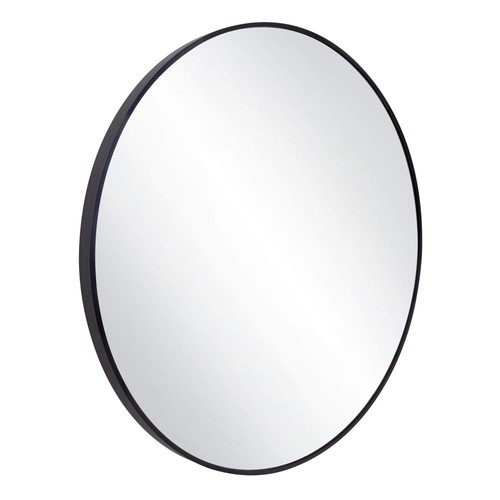 Design House Kenna Round Wall Accent Mirror – 24-Inch, Modern Metal Framed - Picture 3 of 12