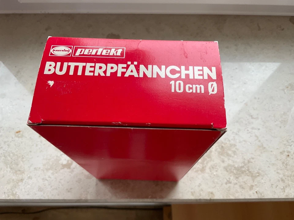 PFANNE: BUTTERPFÄNNCHEN mit Löffelchen Edelstahl 18/10 rostfrei, Vintage/ Retro - Bild 4 von 4