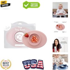 Tiny Bowl Blush - 6 - 100 Silicone Suction Placemat Bowl for Infants - F...