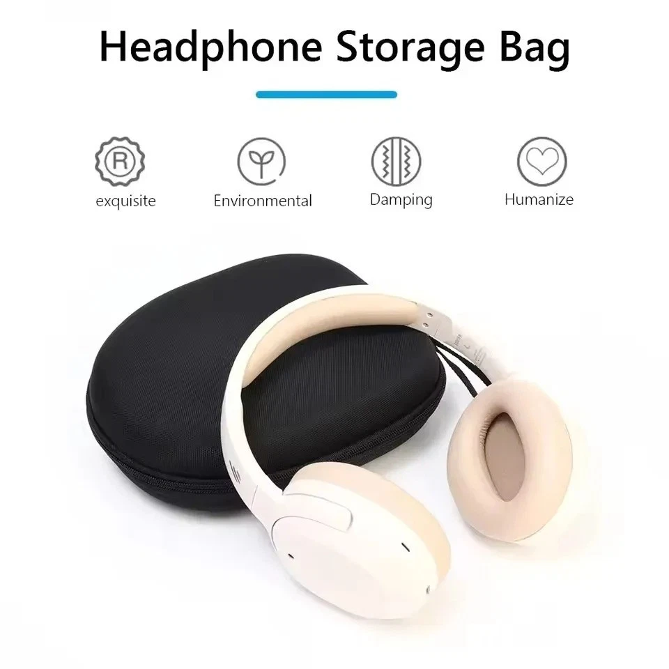 Hard Earphone Storage Bag  Universal Headphone Case Headset Carrying Protect Box - Image 3 of 4