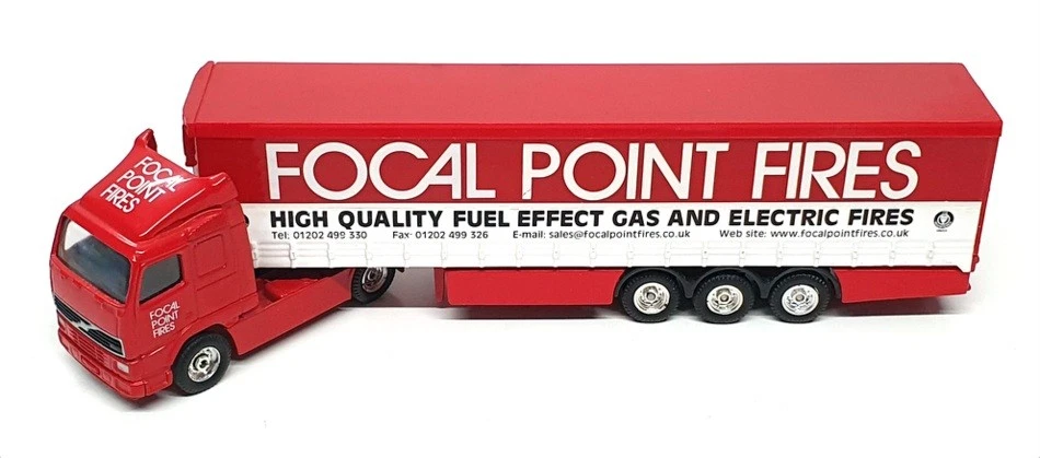 Corgi 1/64 Scale TY86704 - Volvo Curtainsider Truck - Focal Point Fires - Image 4 of 4
