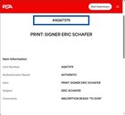 RIC SCHAFER Autographed 8.5x11 Print PSA/DNA UFC MMA — photo 3