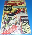 Amazing Spider-Man #14 (1964) FIRST GREEN GOBLIN Major Key Hulk G/VG 🔑 🔑  👀