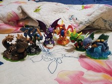 Skylanders Dragon Lot of 6 Figures:Drobot/Bash/Sunburn/Zap/Camo/Cynder