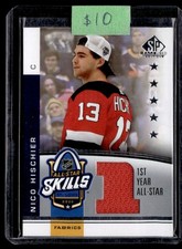 2020-21 SP Game Used NHL All-Star Skills Fabrics 1st Year Nico Hischier New