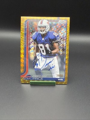 2025 Topps Chrome Peerless Price Legends Auto Gold Geometric Refractor #/50