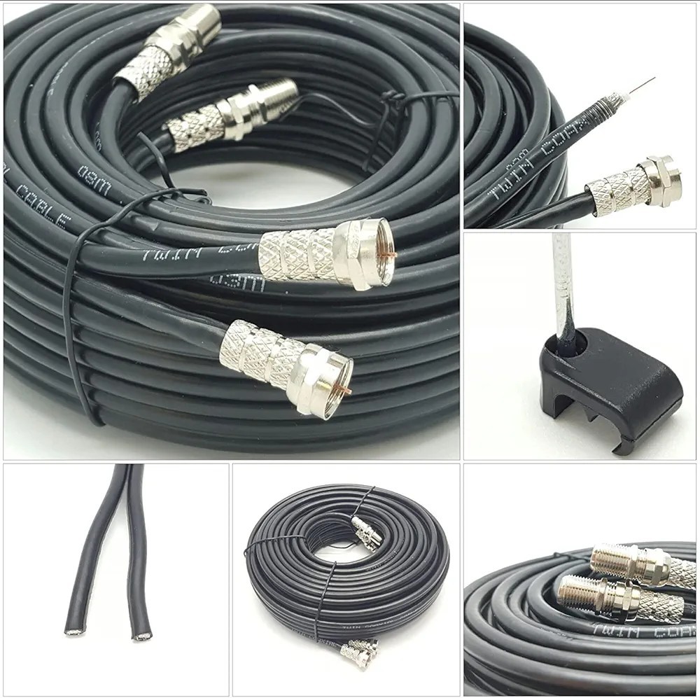 Sky Router Extension Cable Sky Cable Extension Sky Q Sky+ Twin Coax Satellite Sky Lead Shotgun ...