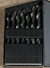 29 High Strength Drill Bit Set 1/16 To 1/2 By 1/64 with Case FREE SHIPPING