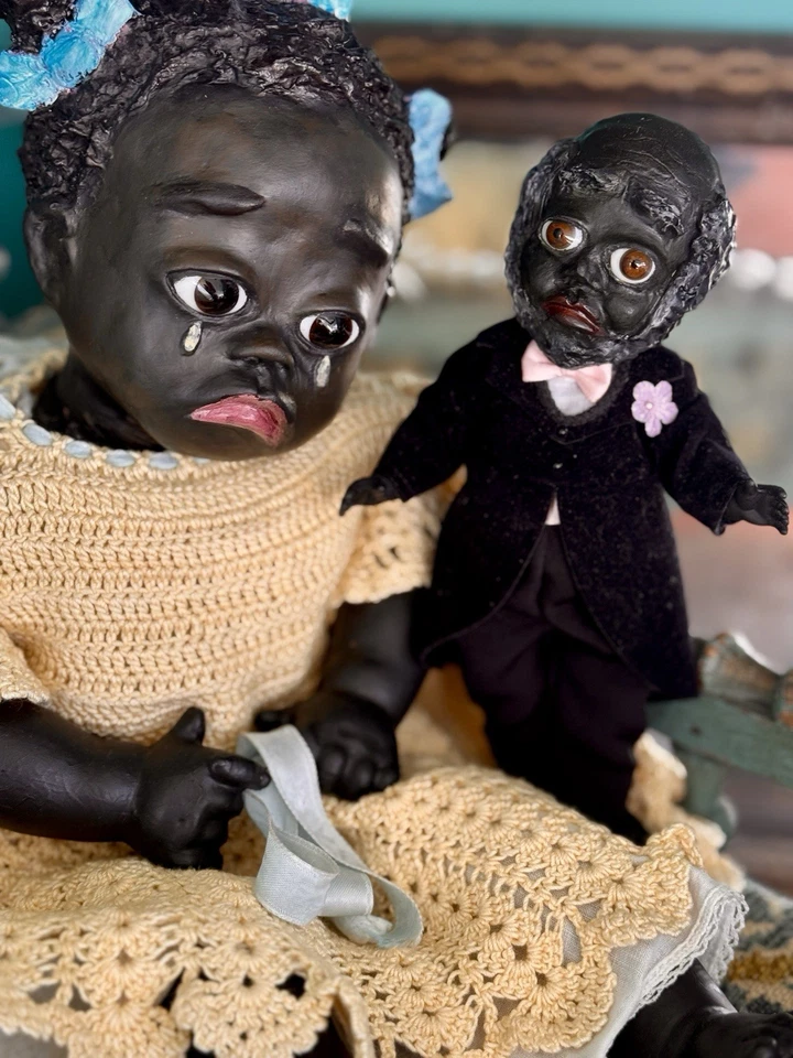 The Healing Power of Dolls and Tears~ Leo Moss Artist TUTU~ Adorable Pouty Girl - Image 3 of 4