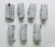 Hanna Andersson Boy's 7-Pack Organic Cotton Classic Briefs DH3 Grey Large NWT