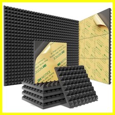 12 Pack Sound Proof Foam Panels for Walls Self-Adhesive 12"X12"X1"