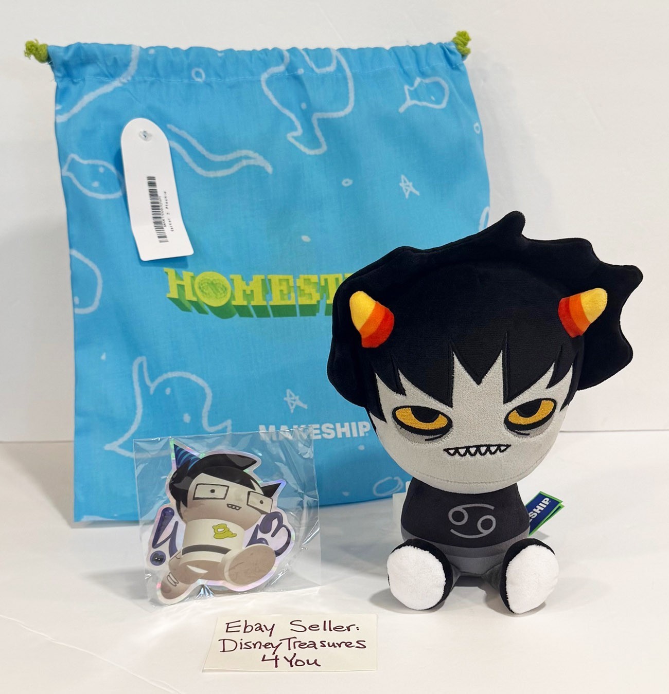 Makeship Karkat Vantas 2.0 Plushie Homestuck Comic Series Plush Limited 4051 NEW