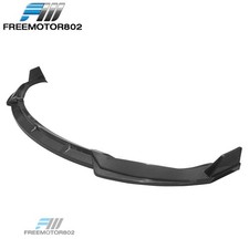 Fits 16-21 Tesla Model X Carbon Fiber Print Front Bumper Lip Spoiler Splitter PP