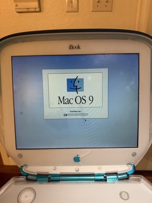 VINTAGE Apple iBook Clamshell Blueberry 1999 M2453 Working OS ROM