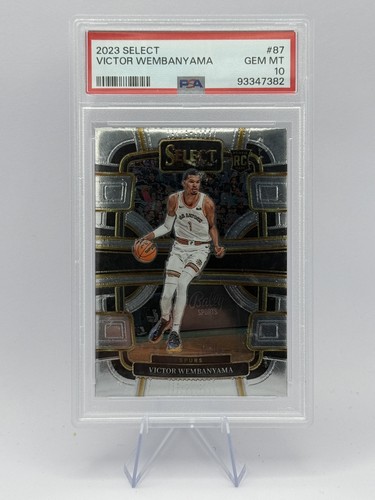 Panini Select 2023-24 Victor Wembanyama #87 Silver Prizm RC PSA 10