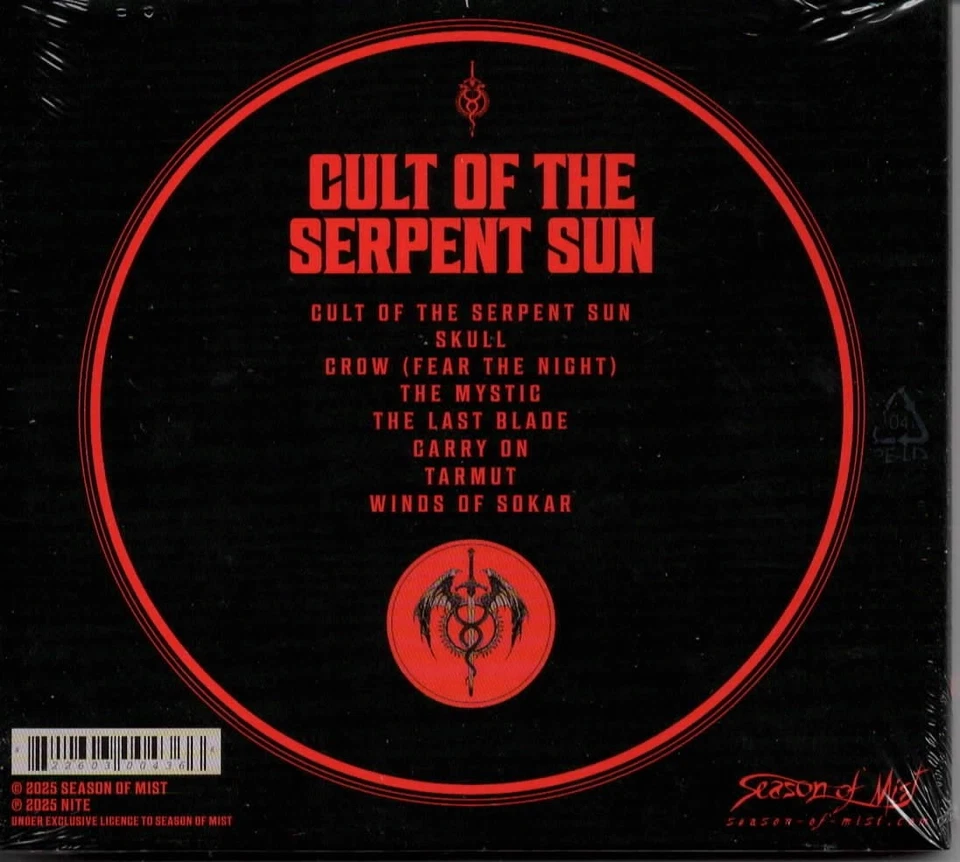 NITE-CULT OF THE SERPENT SUN-DIGIPAK-black-heavy metal-tribulation-cloak-shadows Foto 2 de 2