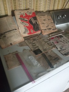 vintage tether car plane and boat catalogs very old and delicate please look