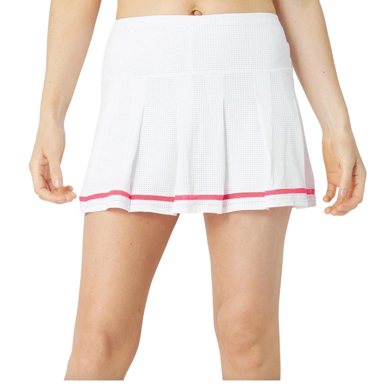 Lucky in Love White Tennis Skirt Skort Size Large -12