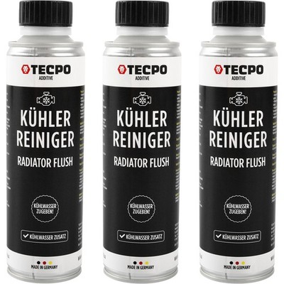 3x TECPO KÜHLERREINIGER KÜHLSYSTEM REINIGER 300 ml RADIATOR FLUSH KÜHLER ADDITIV