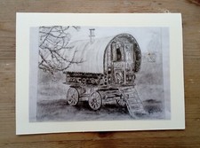 Greeting Card Gypsy Wagon from Original Drawing.