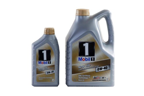 Mobil 1 NEW LIFE 0W-40 Motoröl 1x5+1x1L=6 Liter MB 229.3 229.5 BMW LF-01 A3/B4 6