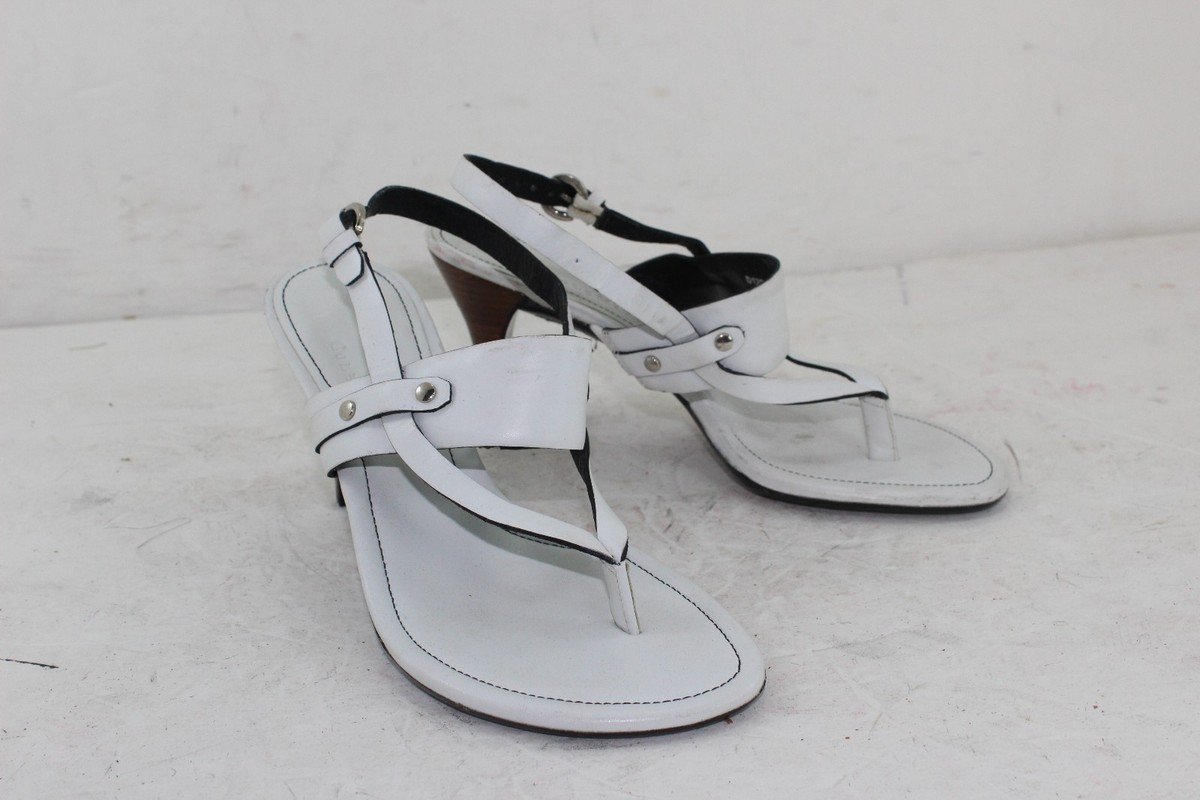 Cole  Haan beautiful pair of white sandals size 10 . Women main image 3