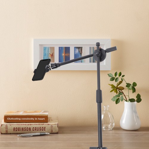 Lifting Mobile Phone Holder Stand for Sketching Recording Adjustable - Photo 6 sur 11