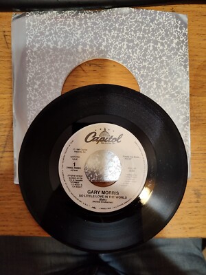 Gary Morris So Little Love in the World Promo Capitol Records 7PRO-79023 45 RPM