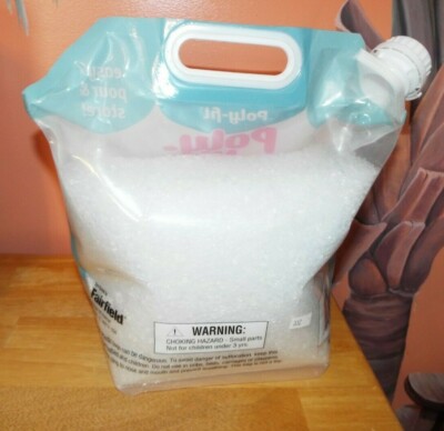 POUNDS POLY-FIL POLY-PELLETS WEIGHTED STUFFING BEADS, EASY PORE STORE  BAG