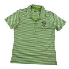 EP Pro Tour Tech US Open 2014 Pinehurst No. 2 Green Striped Polo Shirt Sz S