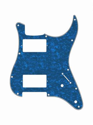 Pickguard E-Gitarre I Standard 11-Loch 3-lagig Blue Pearl HH