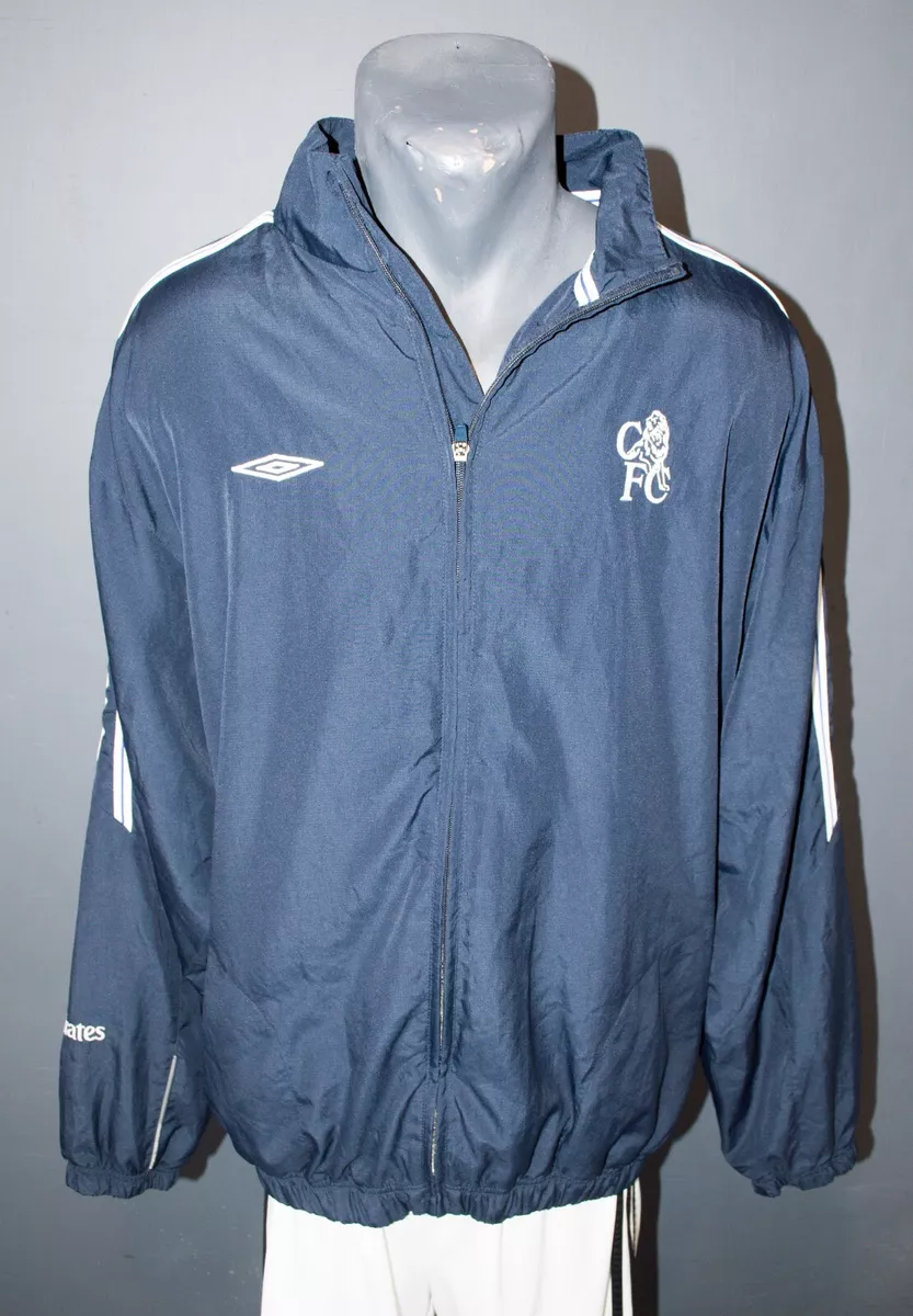 Chelsea Jacket Retro Umbro Tracksuit Mens Training Sweatshirt Full Zip Size 2XL Chelsea Jacket Retro Umbro Tracksuit Mens Training Sweatshirt Full Zip Size 2XL