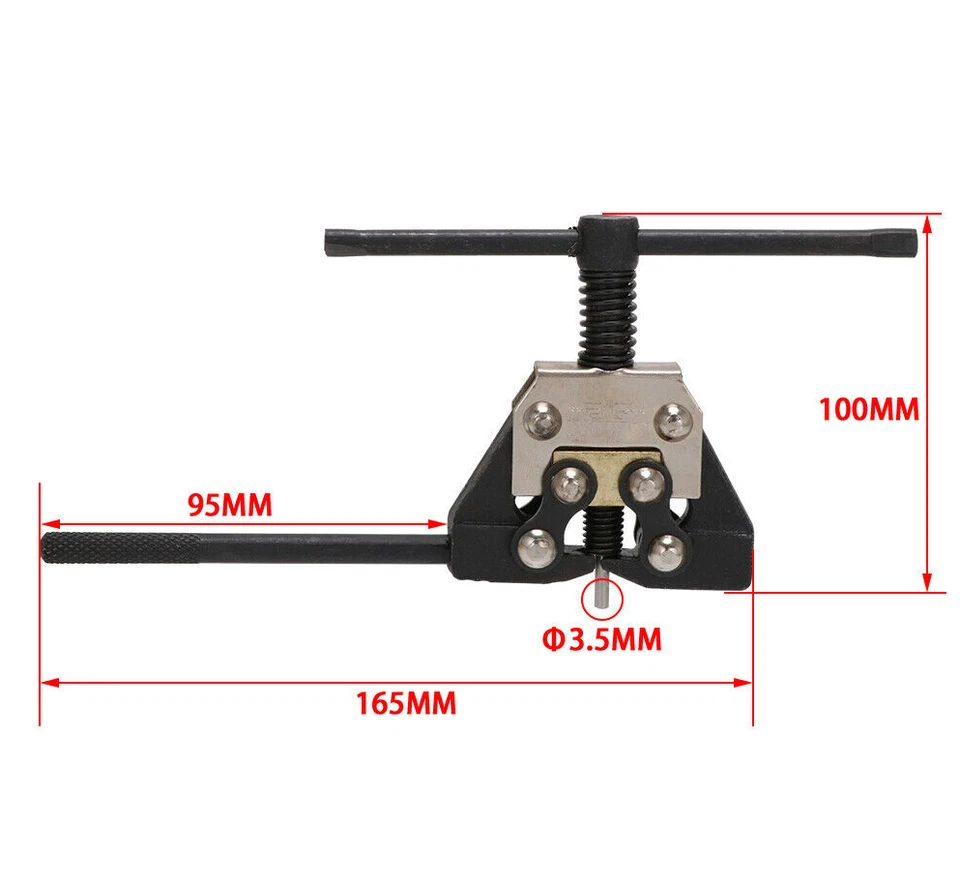 Universal Motorcycle Bicycle Chain Cutter Breaker Tool Fit 420 428 520 530 Links - Image 2 of 4
