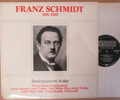 SPR 3062 Schmidt String Quartet in A Major 