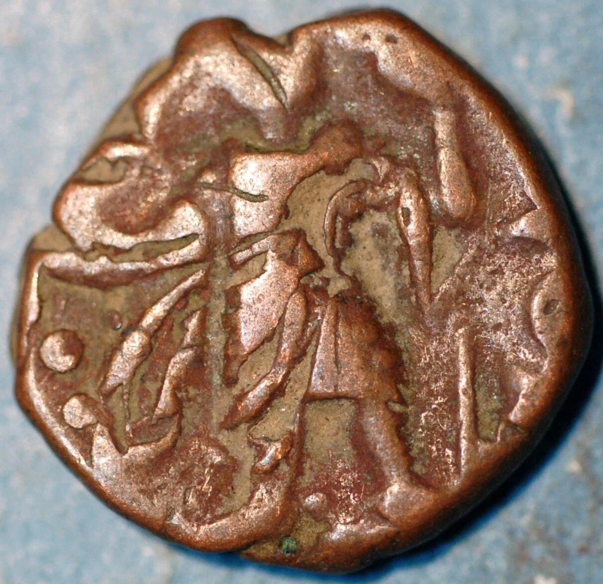 India ancient Kushan Empire Didrachm Kanishka II 227-247 - Picture 1 of 2