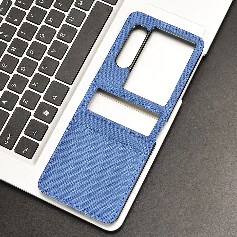 Para ZTE nubia Flip2, Lujo Protector Ranura para Tarjeta Abatible Cuero Billetera Estuche Cubierta Foto 4 de 4